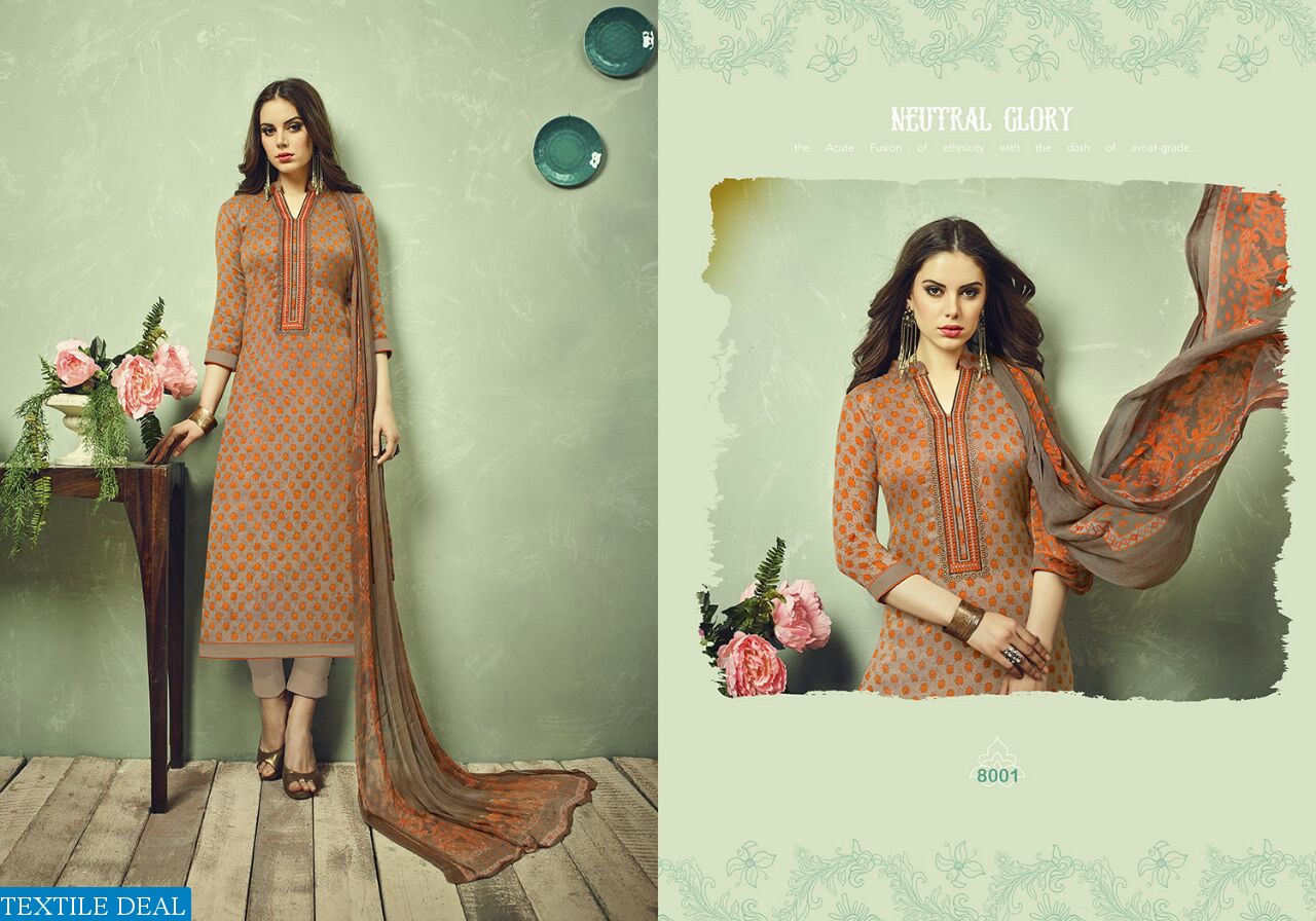 hansa Hidaya vol-8 Wholesale Winter  Casual Dress material